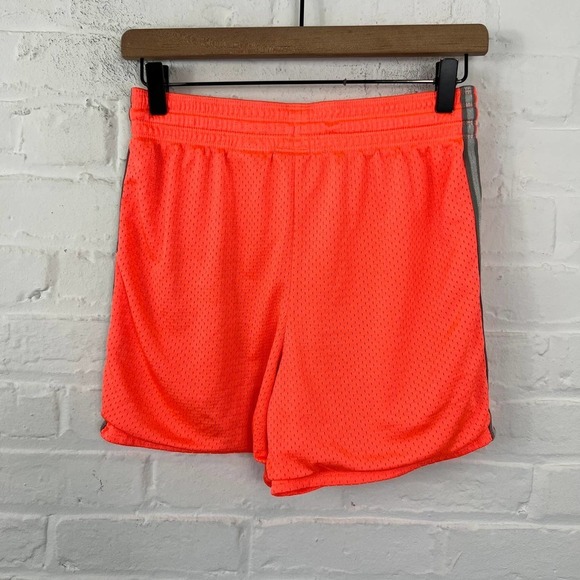 Nike Women's Dri-Fit Running Mesh Lined Shorts Elastic Waist Orange Size XS - Picture 2 of 5